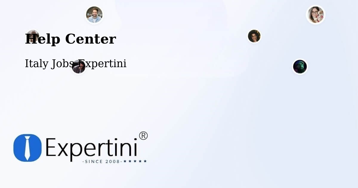 Help Center – Formia - Italy Jobs Expertini